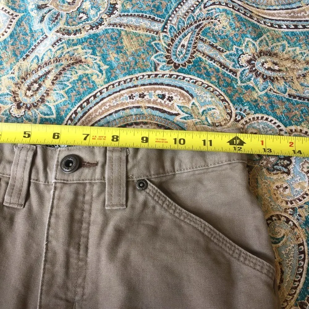 Columbia Youth Hiking Pants Size 10 Tan Adjustable Waist Cargo Outdoor